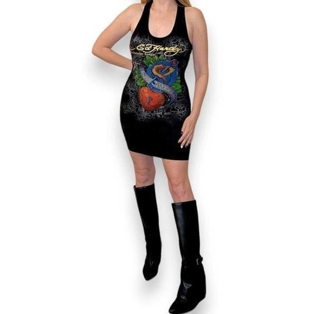 Vintage RARE Y2K Ed Hardy Women "Death is Certain… - image 3