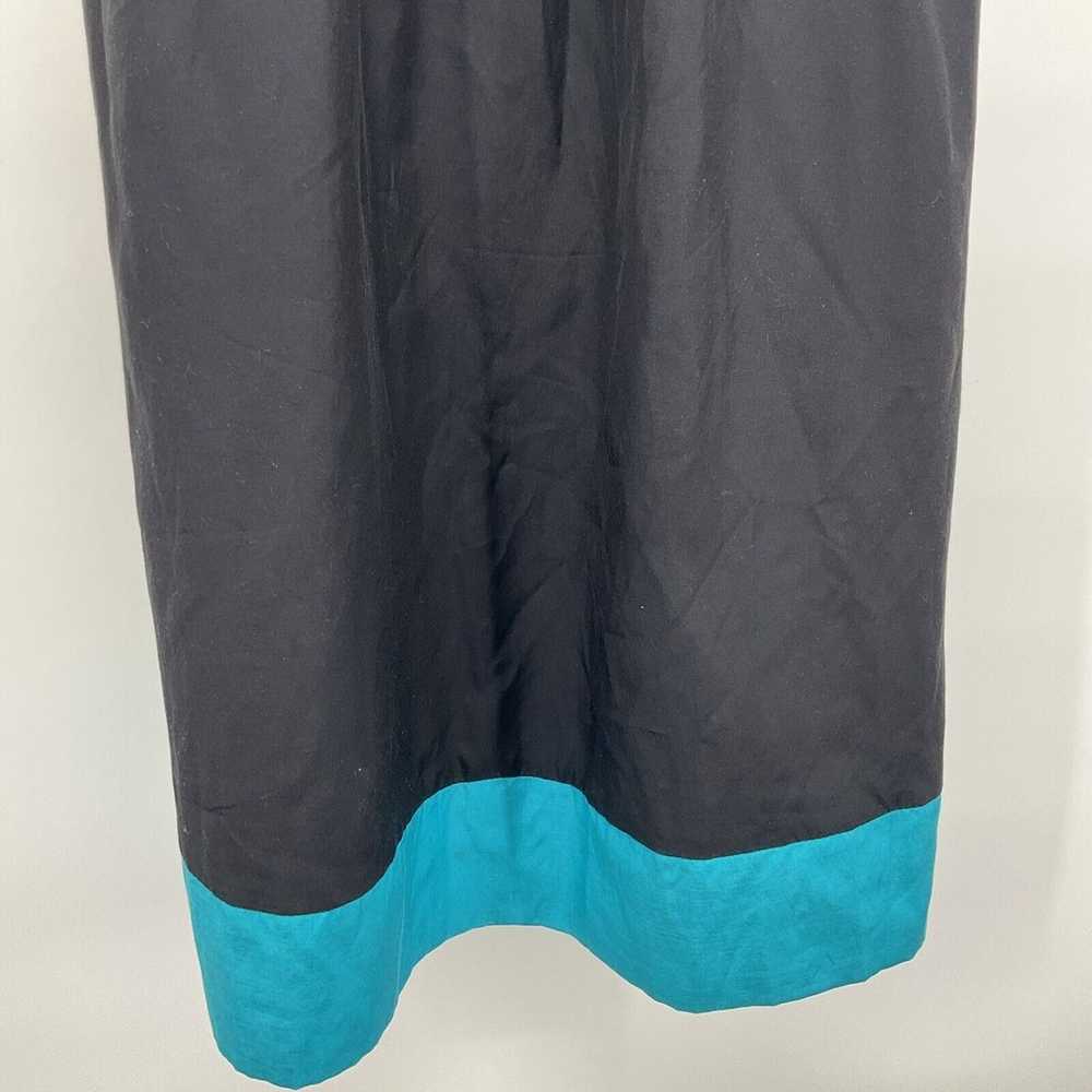 Guess Dress Med Mini Teal Black Cream Colorblock … - image 4