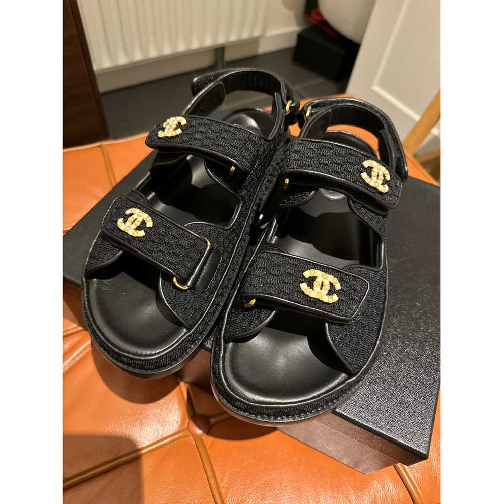 Chanel Dad Sandals tweed sandal - image 2