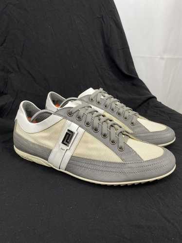 Versace Versace Canvas-Leather Sneakers size 40