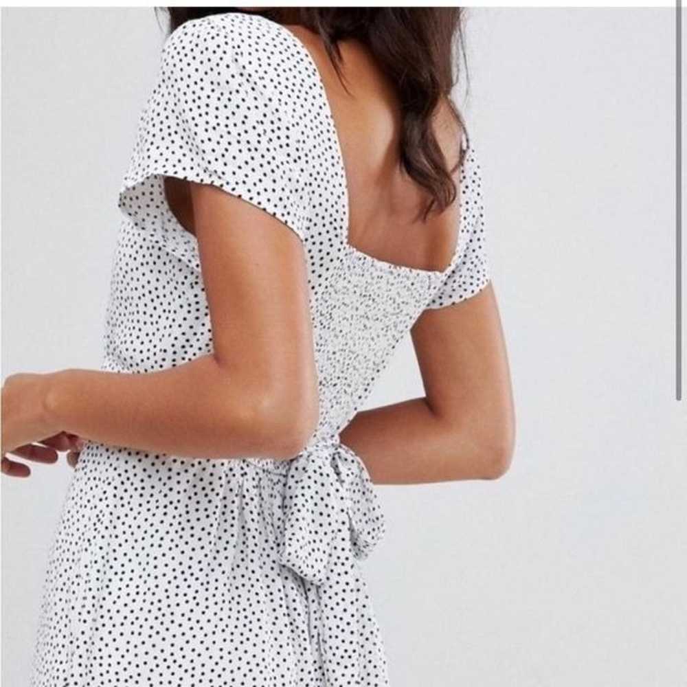 Abercrombie & Fitch White Polka Dot Dress - image 2