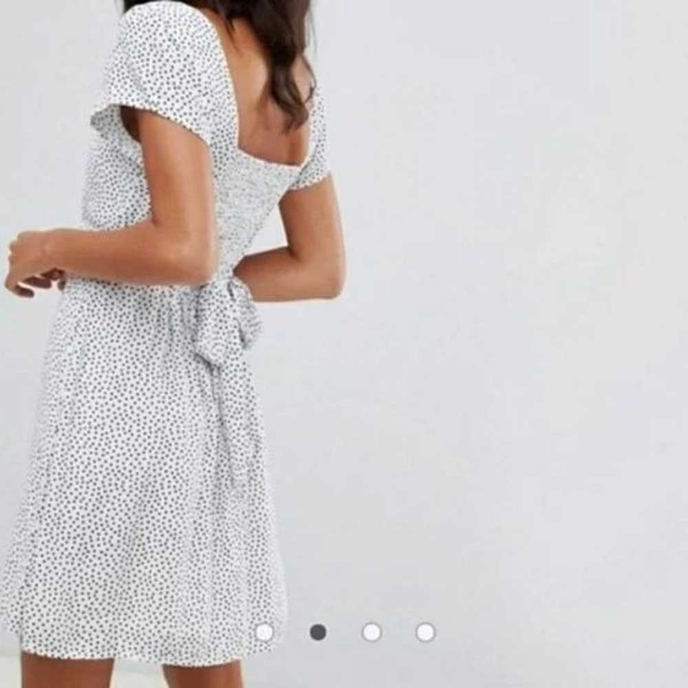 Abercrombie & Fitch White Polka Dot Dress - image 3