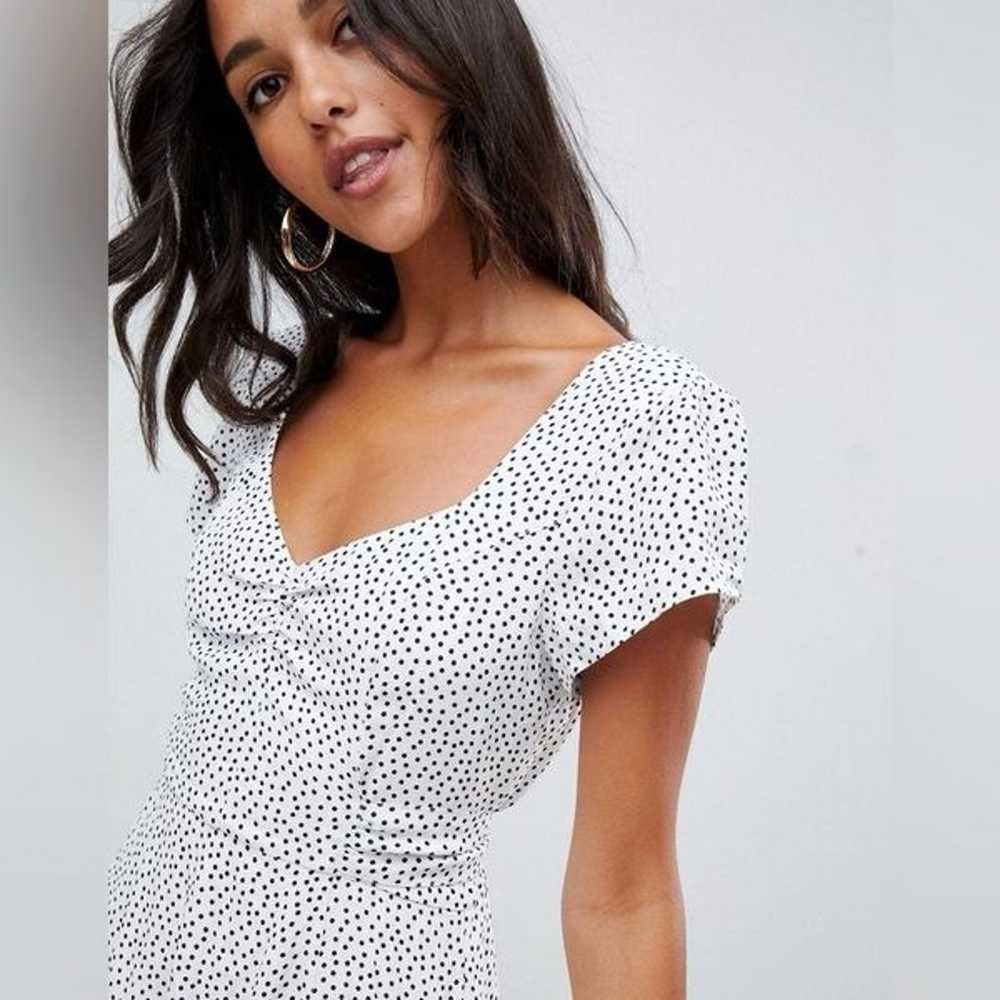 Abercrombie & Fitch White Polka Dot Dress - image 5