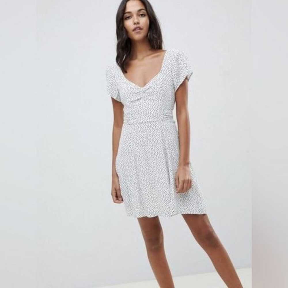 Abercrombie & Fitch White Polka Dot Dress - image 6