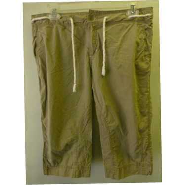 Nautica Womens Nautica lite khaki CAPRI cropped p… - image 1