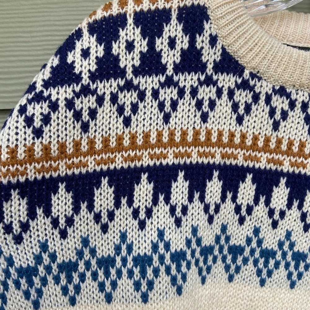 Wool Norwegian traditional sweater - image 3