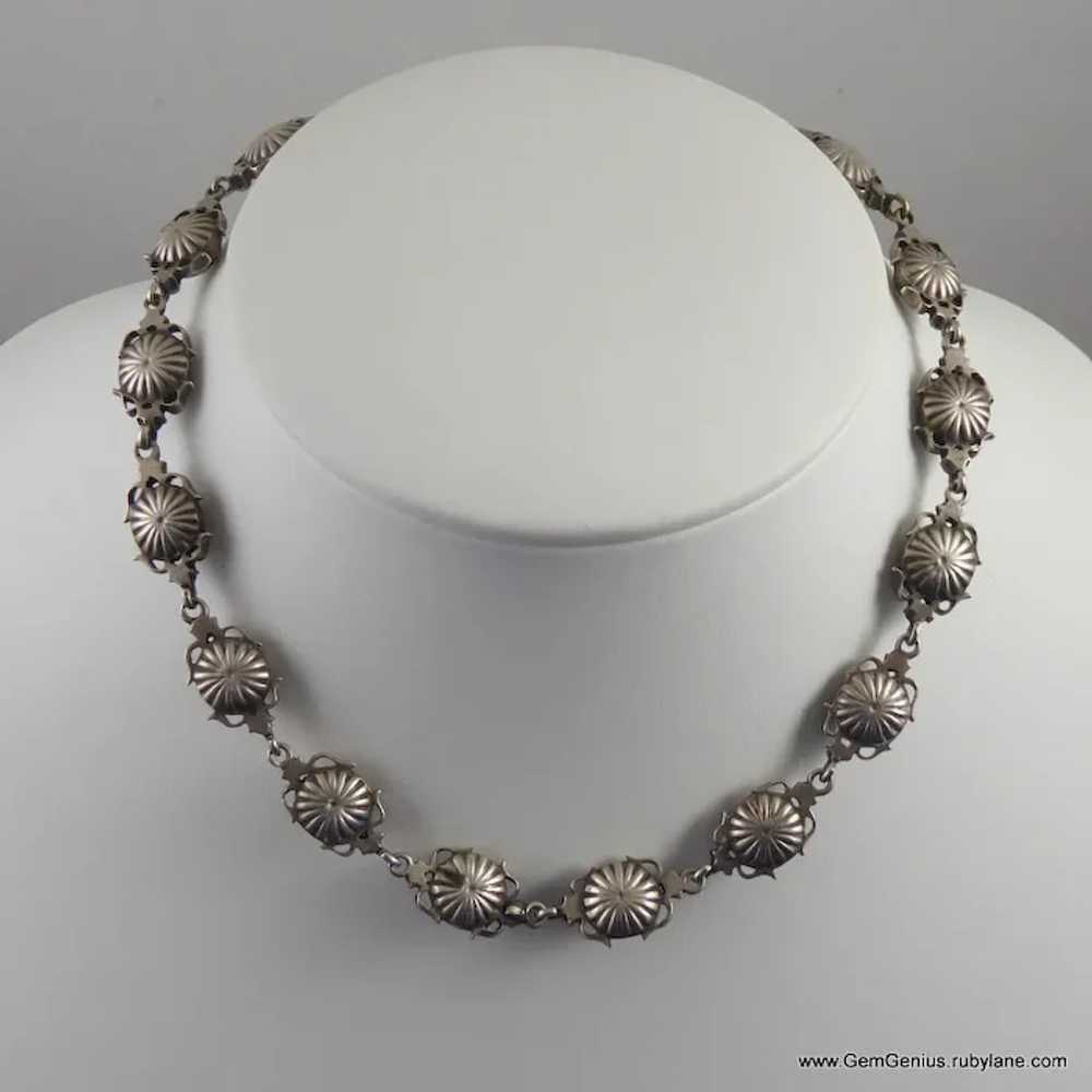 Georgian Paste and Silver Necklace - image 2