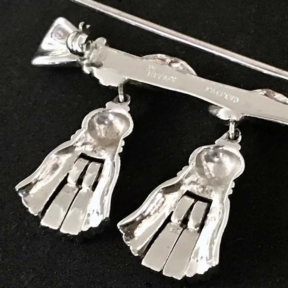 Crown Trifari Tassel Brooch Majorette Drum Major … - image 9