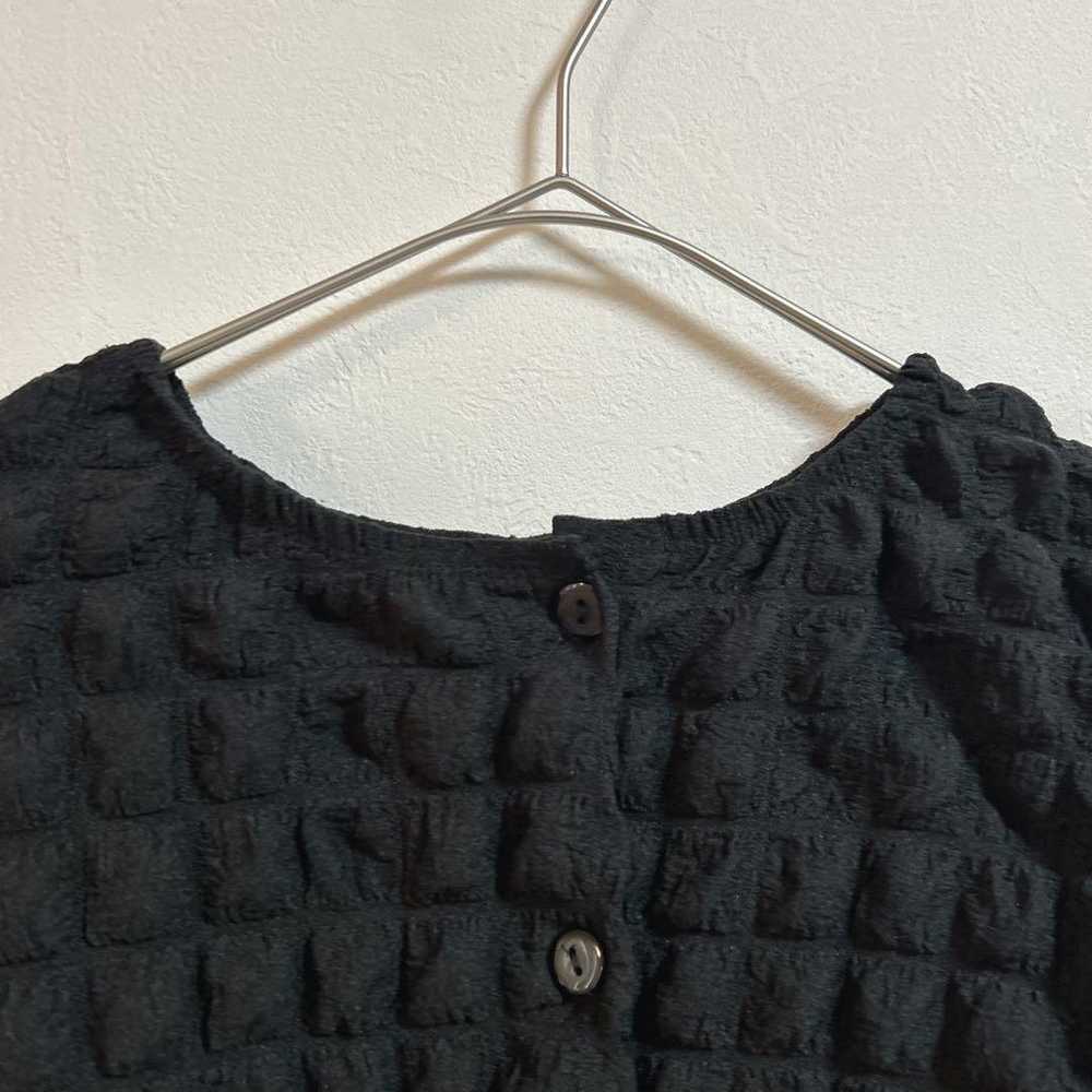 Excellent item! Popcorn knit top cardigan, worn o… - image 2