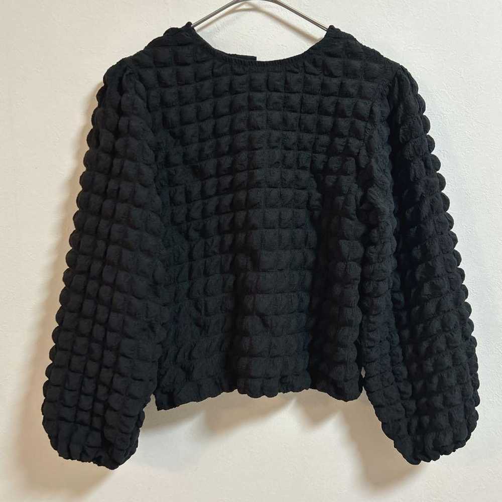 Excellent item! Popcorn knit top cardigan, worn o… - image 7