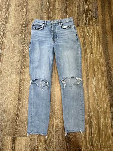 RE/DONE Re/done 90s High Tide Ankle Crop Jeans