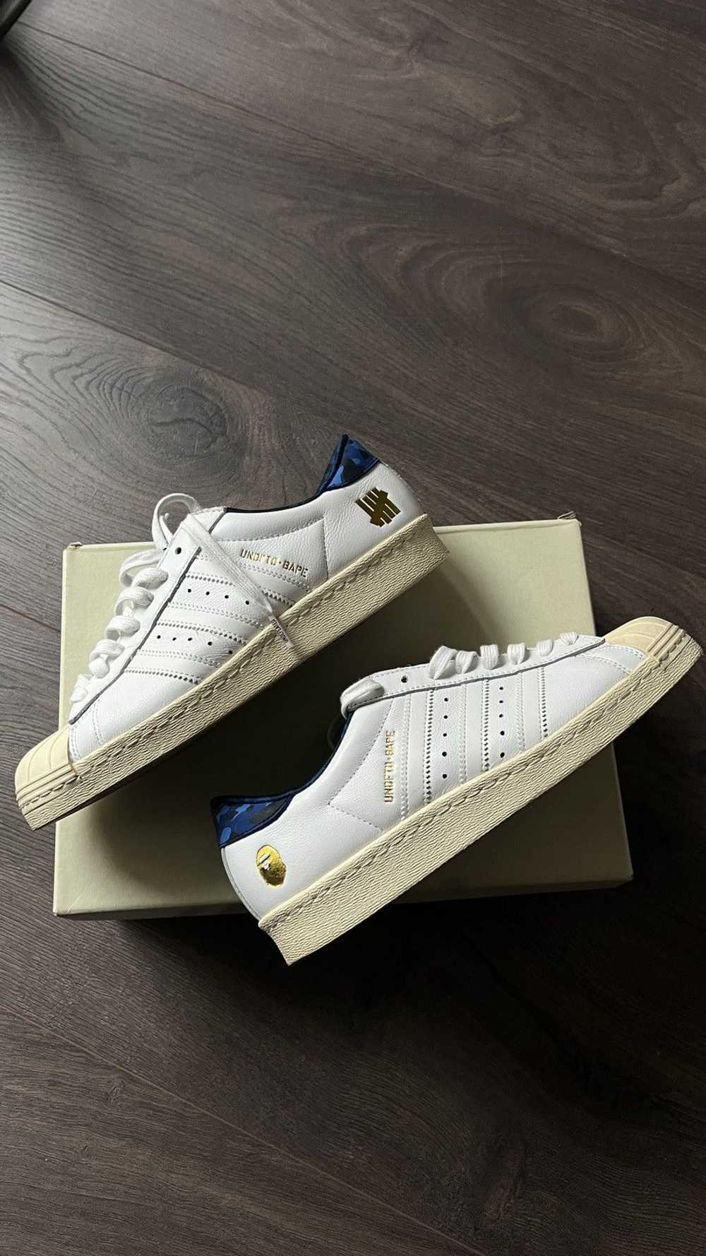 Adidas × Bape × Undefeated Adidas Superstar 80v U… - image 1