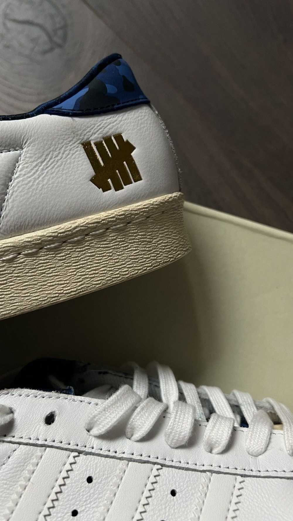 Adidas × Bape × Undefeated Adidas Superstar 80v U… - image 3