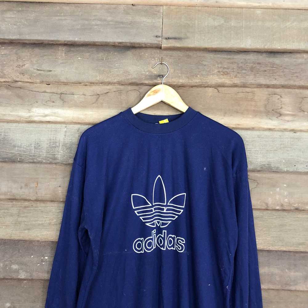 Adidas × Streetwear × Vintage Adidas vintage Blue… - image 2