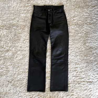 Chrome Hearts Chrome Hearts Leather Fleur Pants - image 1