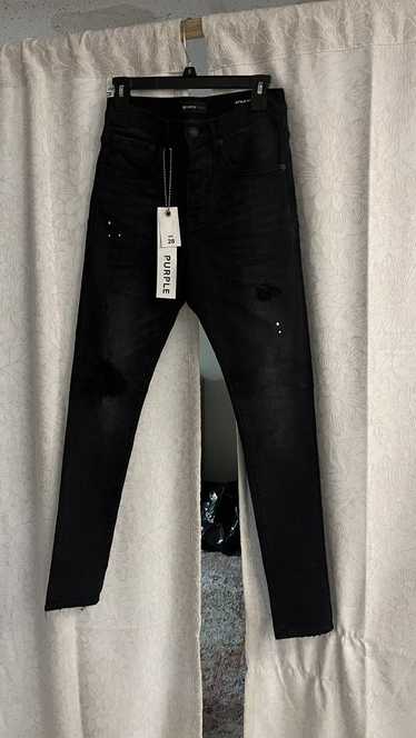 Purple Brand Men’s P002 Black Repair Slim Jeans