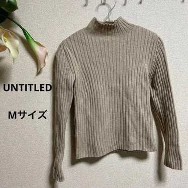 【Good quality】UNTITLED Untitled Knit Sweater Beige