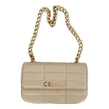 Celine Triomphe chain leather handbag - image 1