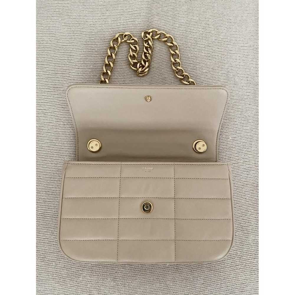 Celine Triomphe chain leather handbag - image 4