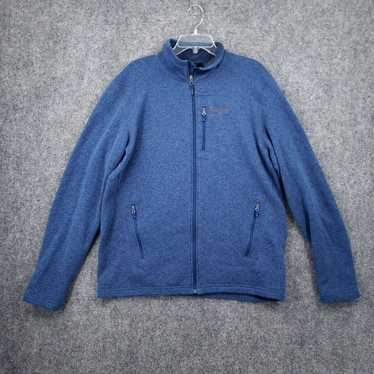 Marmot Marmot Sweater Mens XL Extra Large Blue Ful