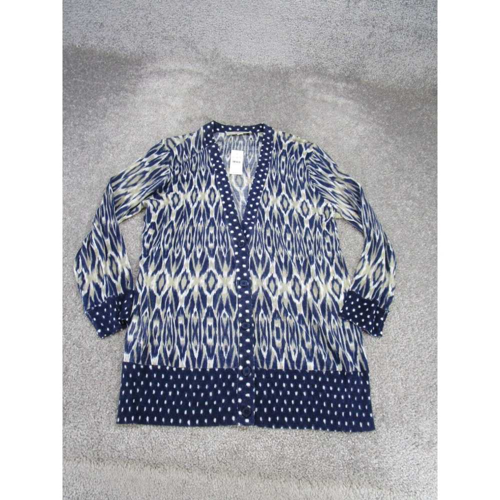 Loft Loft Sweater Womens Large Blue Lightweight C… - image 1