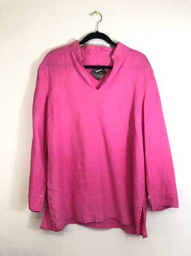 Pink 70s Tunic Top