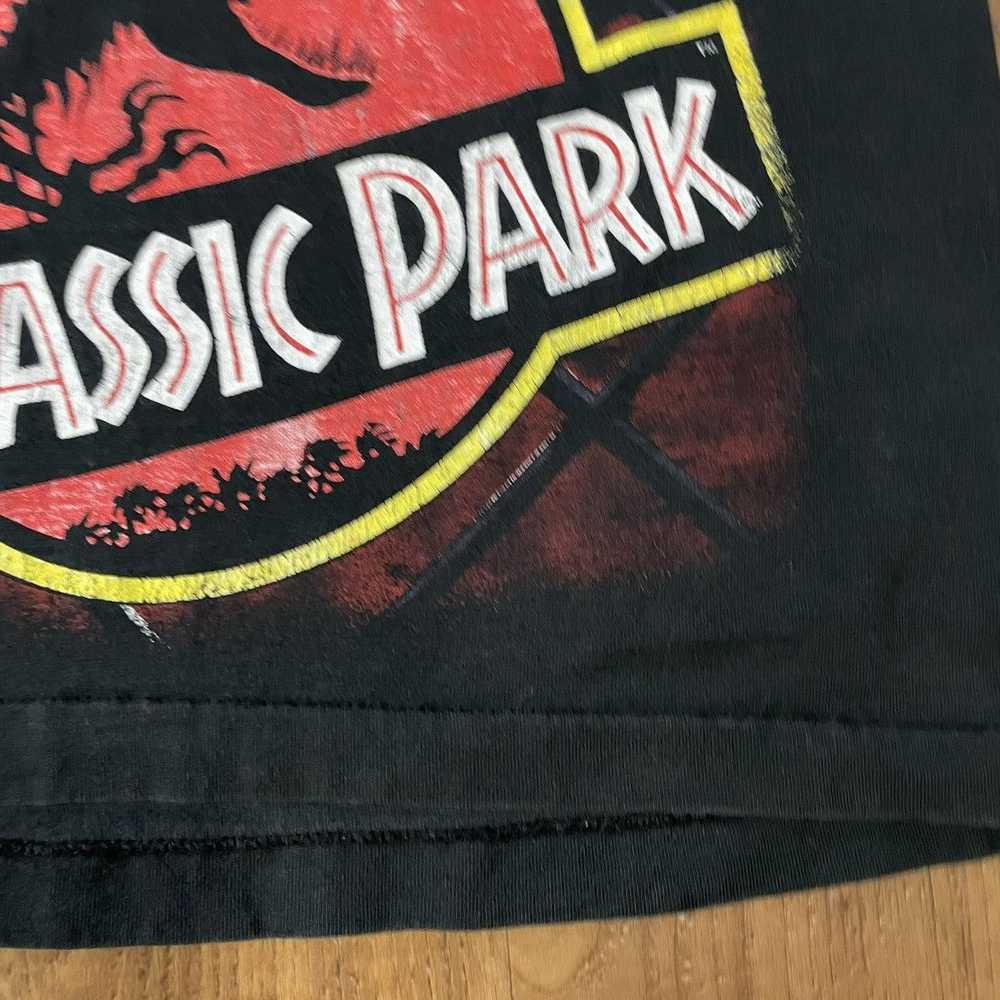 Fruit Of The Loom Jurassic Park VTG 1993 AOP FOTL… - image 3