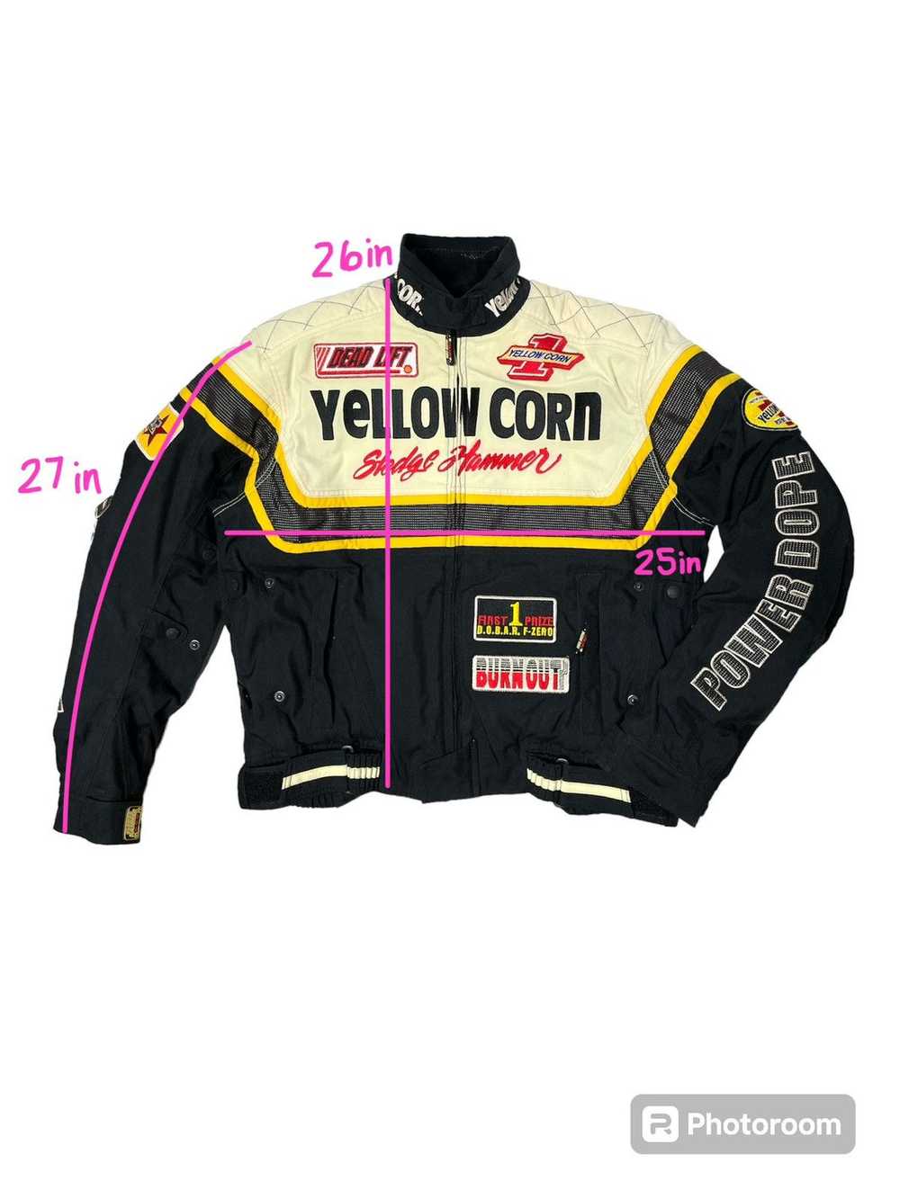 Japanese Brand × Yellow Corn Yellow Corn moto jac… - image 3