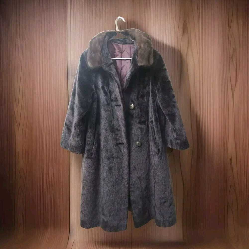 Vintage Vintage Faux Fur Coat Mincara Russel Tayl… - image 2