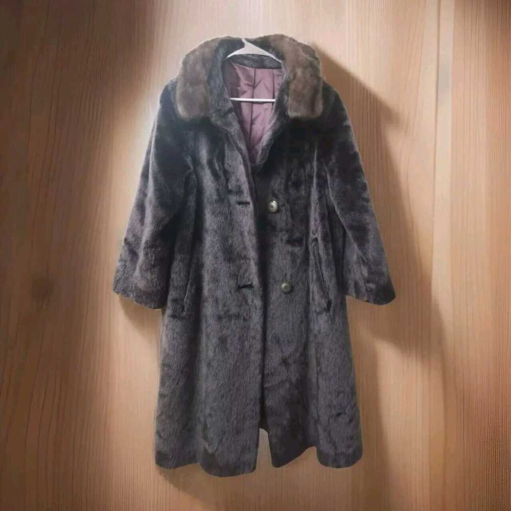 Vintage Vintage Faux Fur Coat Mincara Russel Tayl… - image 3