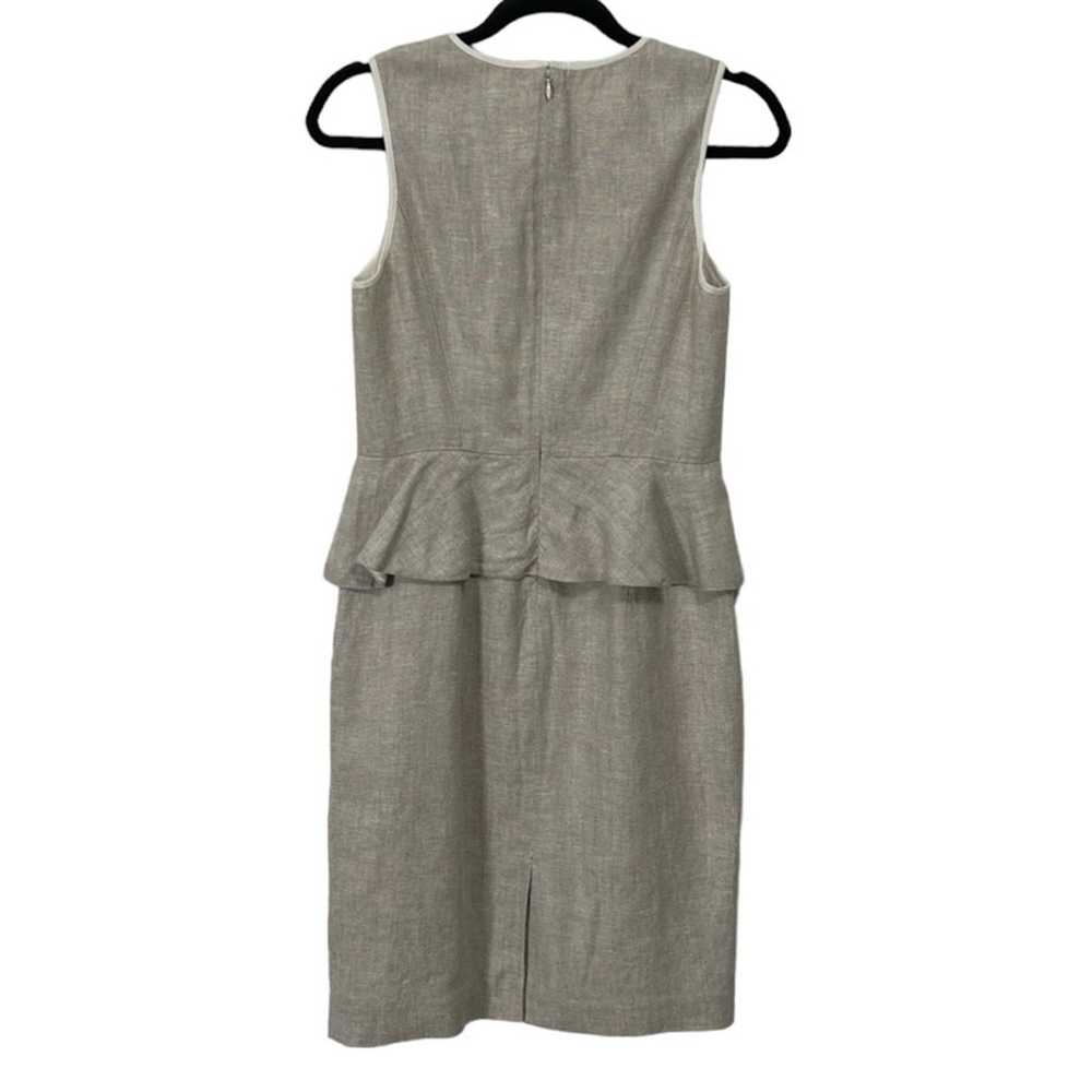 J.Crew J. Crew 100% linen pemplum summer dress, w… - image 5