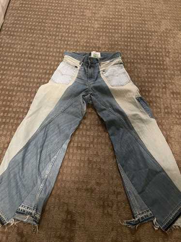 Liam Hodges Unified Wide Leg Upcycled Jeans