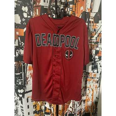 Marvel Comics Marvel Red Deadpool Baseball Jersey 