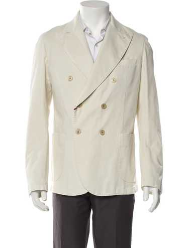 Martin Zelo Peacoat Neutrals Collar Patch Pockets