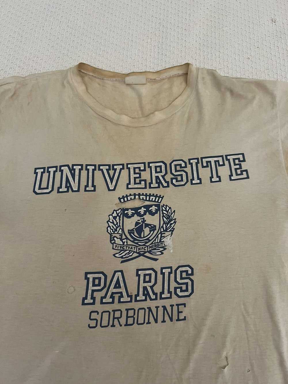 Vintage Vintage thrashed 1980s university Paris S… - image 1