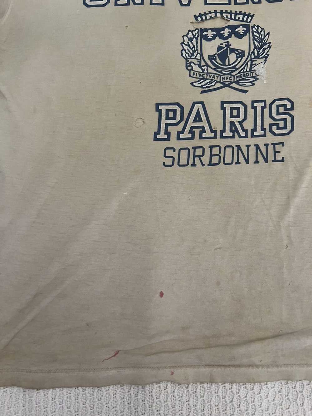 Vintage Vintage thrashed 1980s university Paris S… - image 2