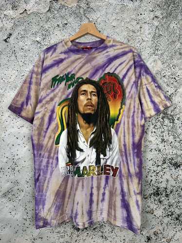 Bob Marley × Rap Tees × Vintage Vintage Rare 90s … - image 1