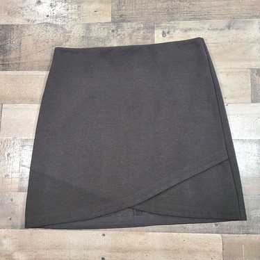 Loft Loft Skirt Womens M Medium Gray A-Line Short… - image 1