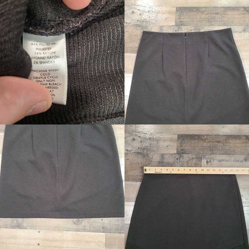 Loft Loft Skirt Womens M Medium Gray A-Line Short… - image 4