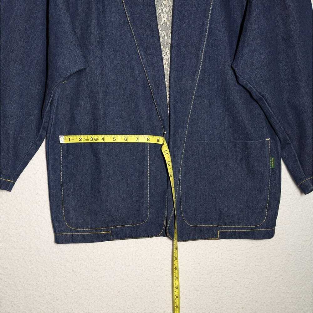 Vtg 80s BIS BIS Denim Jacket Women Sz Small / Med… - image 5