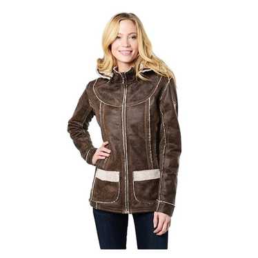 Kuhl Small Dani Sherpa Lined Jacket Brown MSRP$29… - image 1