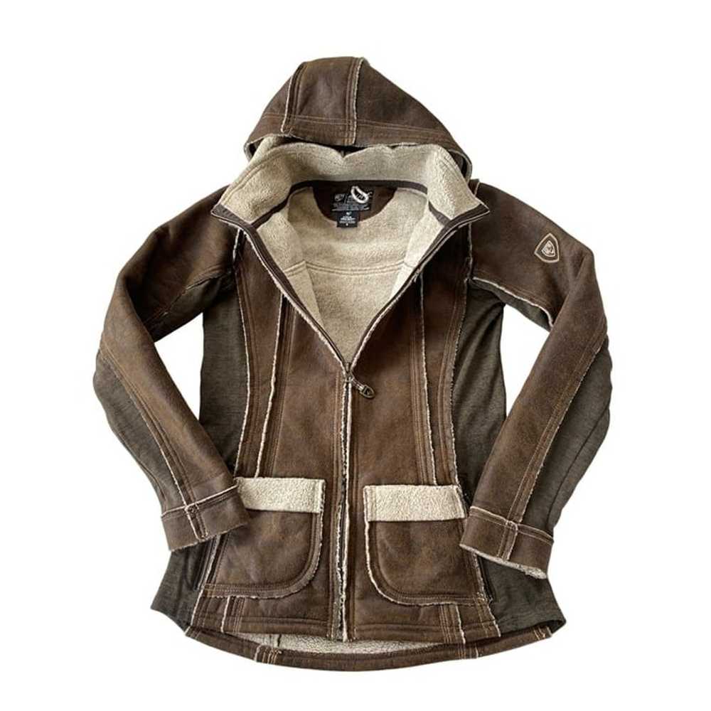 Kuhl Small Dani Sherpa Lined Jacket Brown MSRP$29… - image 4