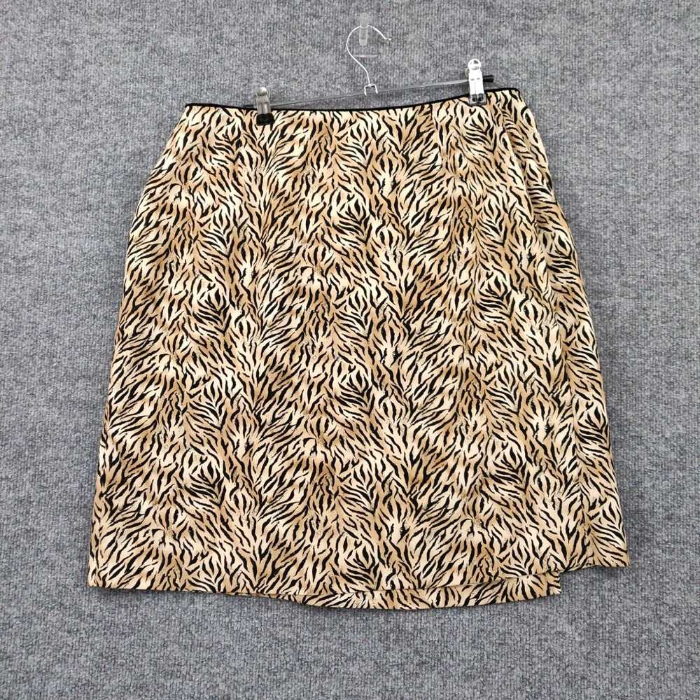 Worthington Worthington Skirt 14P Petite Brown Wr… - image 2