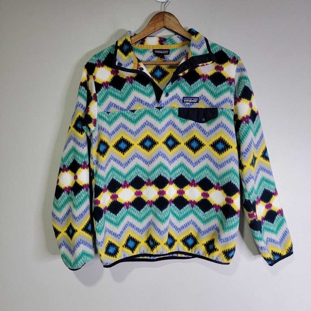 PATAGONIA Synchilla Snap-T Pullover Fleece Aztec … - image 1