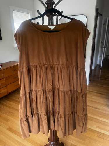 Voloshin Luna Tiered Corduroy Dress (S) | Used,…