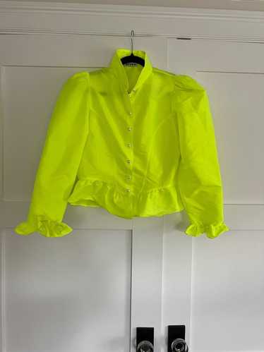 Batsheva Neon puff shoulder blouse (10) | Used,… - image 1