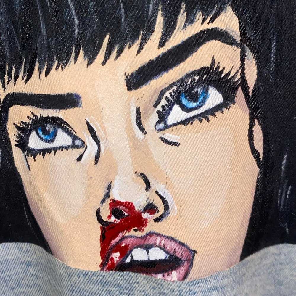 Hand painted pulp fiction jacket - image 4