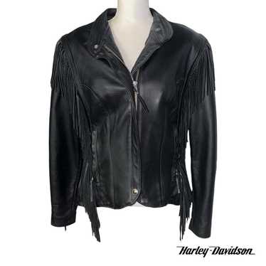 Vintage Y2K women’s Harley Davidson Leather - image 1