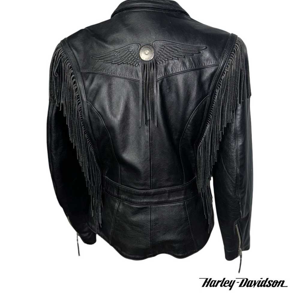 Vintage Y2K women’s Harley Davidson Leather - image 2