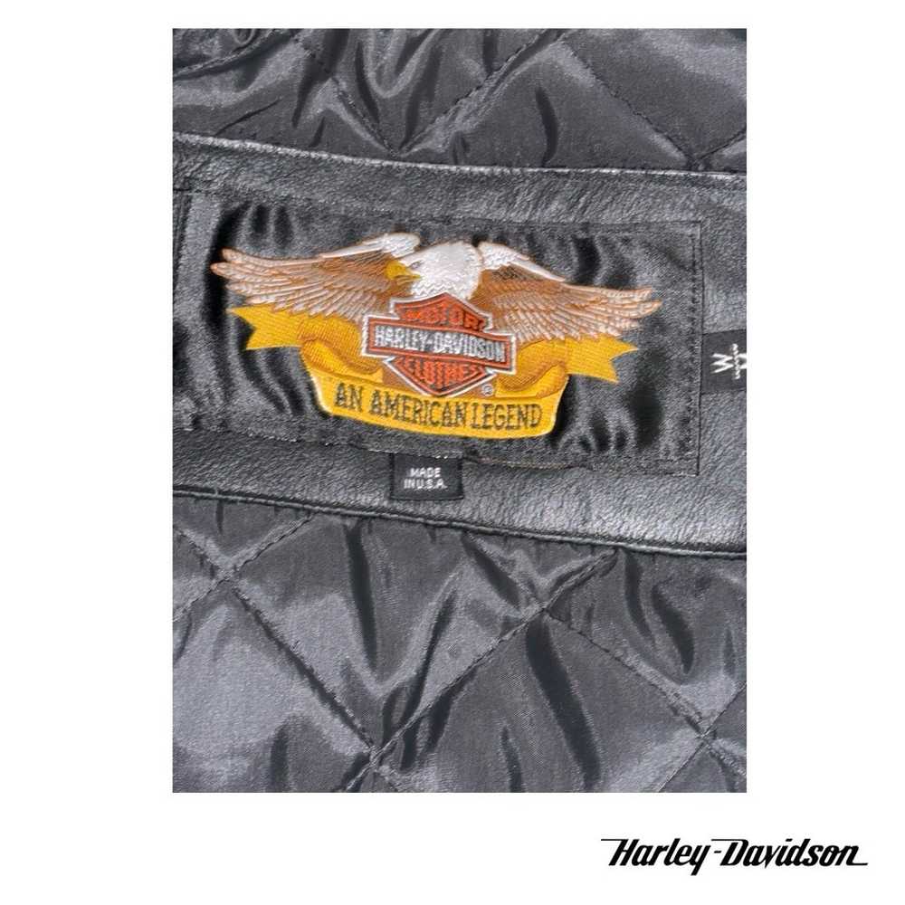 Vintage Y2K women’s Harley Davidson Leather - image 3